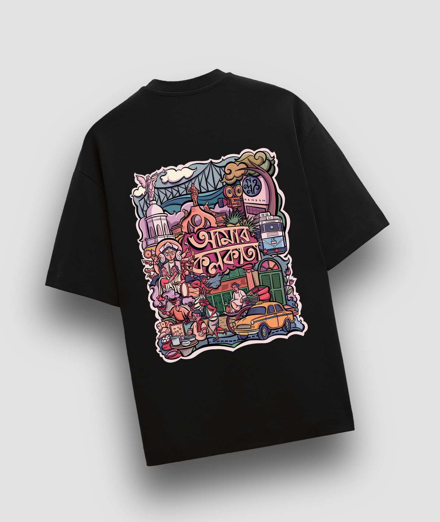 Kolkata Oversized T-shirt | Standard