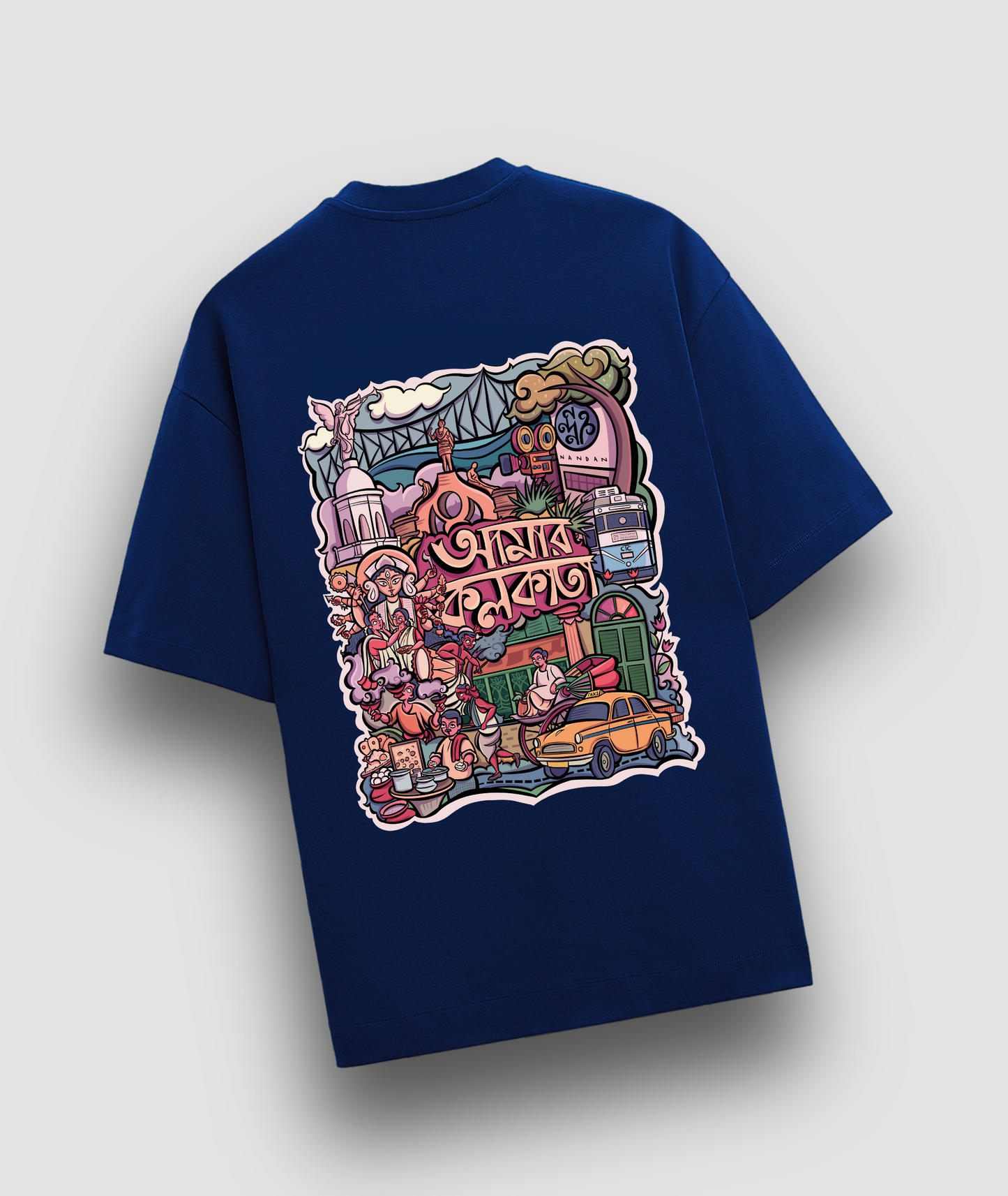 Kolkata Oversized T-shirt | Premium