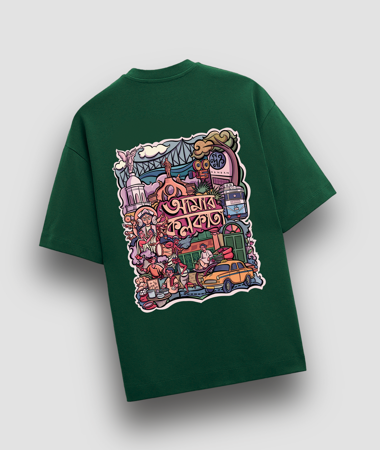 Kolkata Oversized T-shirt | Premium