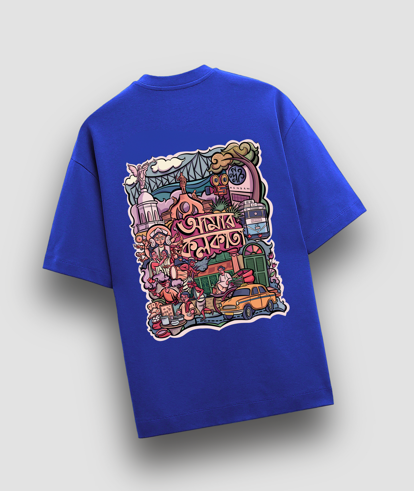 Kolkata Oversized T-shirt | Premium