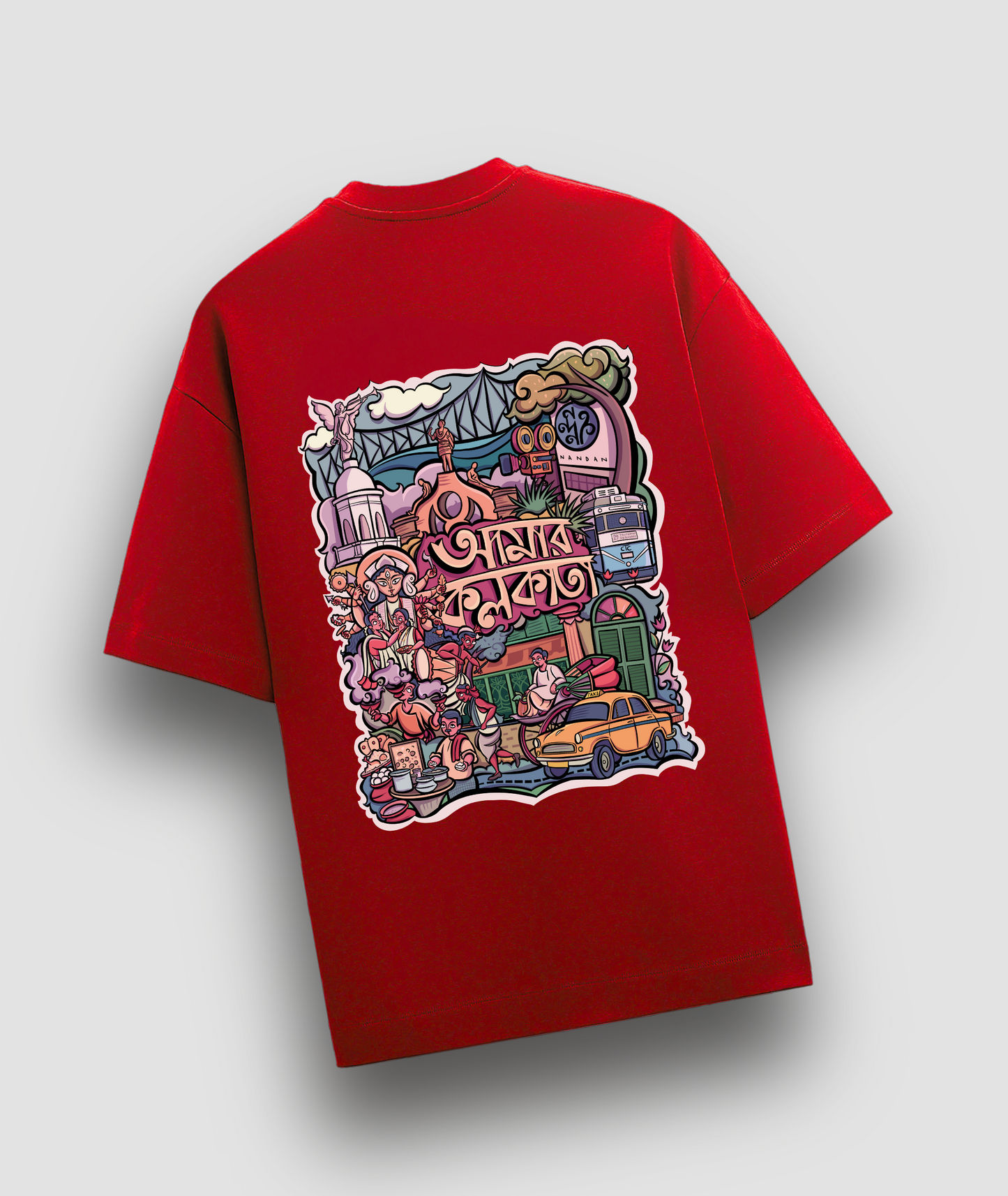 Kolkata Oversized T-shirt | Premium