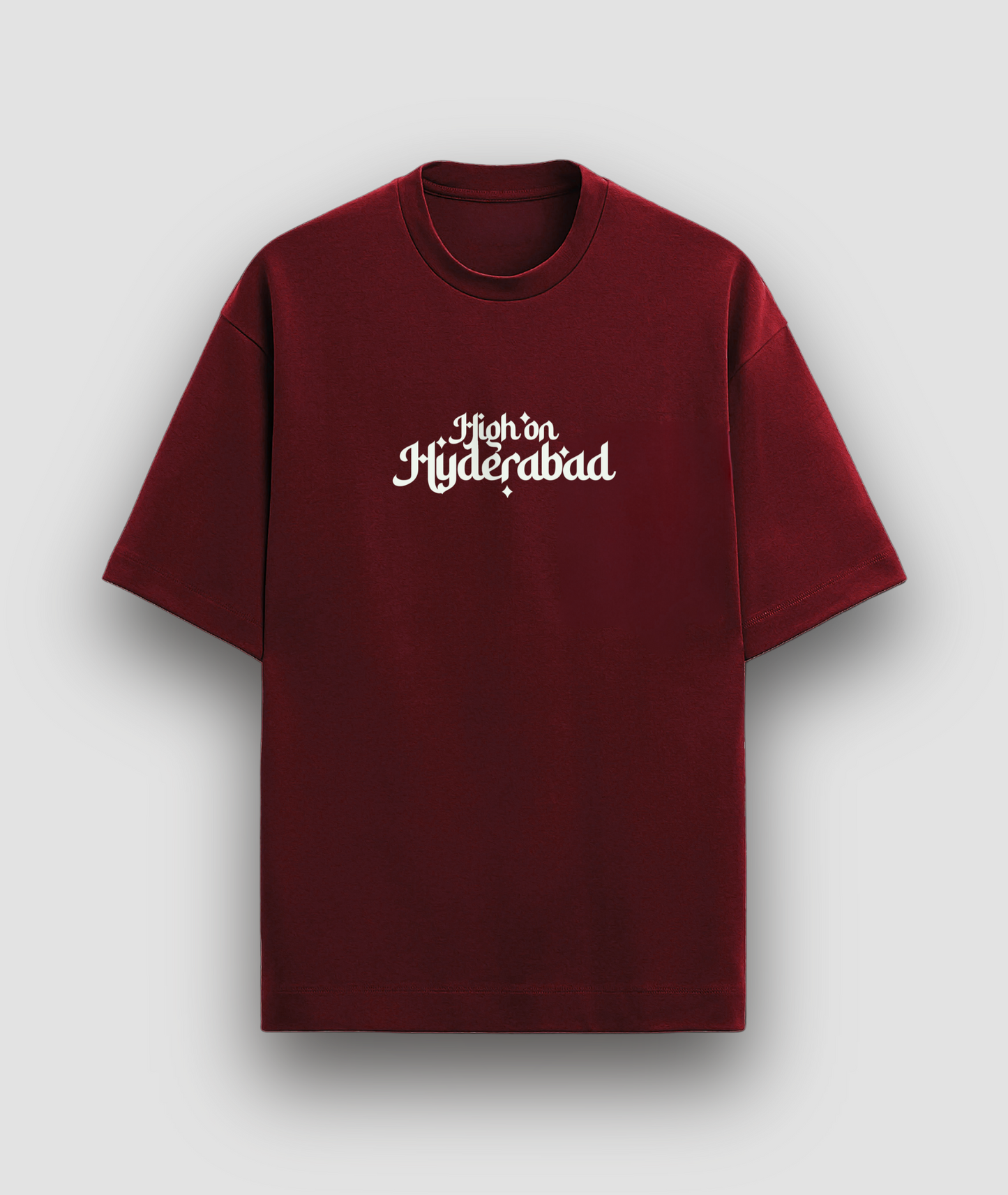 High on Hyderabad Oversized T-shirt