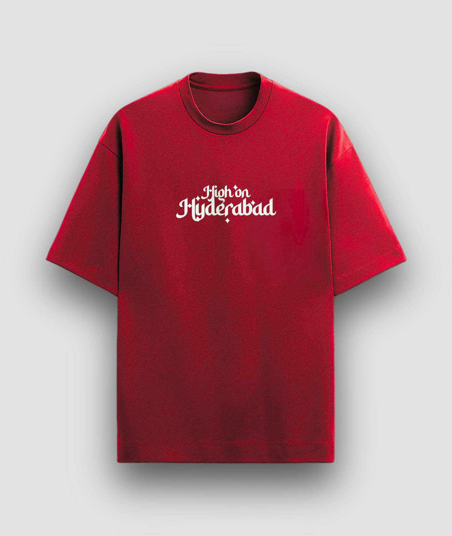 High on Hyderabad Oversized T-shirt