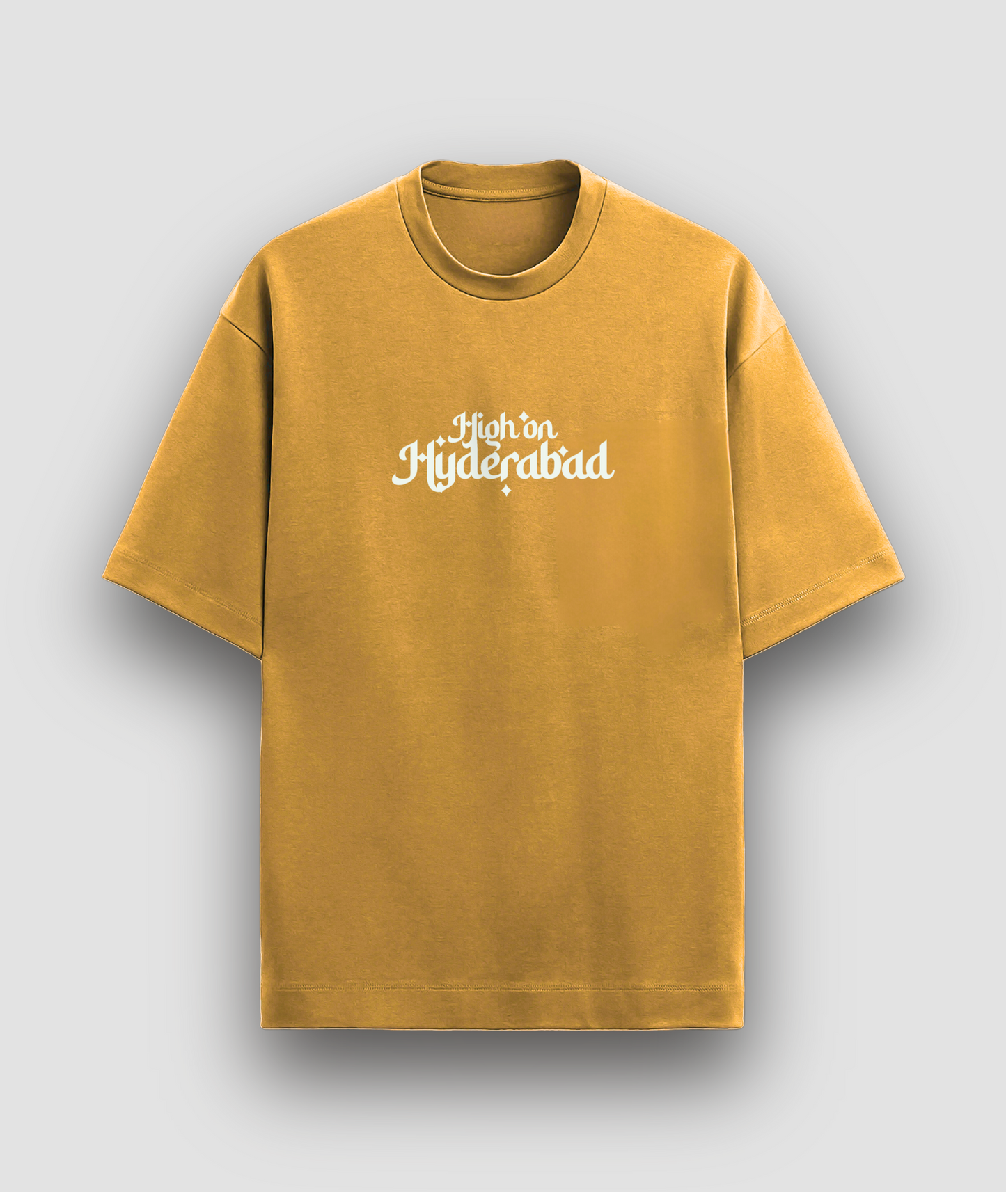 High on Hyderabad Oversized T-shirt